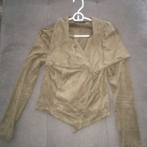 Army Green suede Jacket